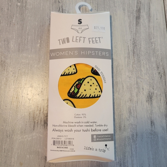 2/$10 Taco Tuesday Women's Hipsters Cotton Panties - Picture 2 of 2